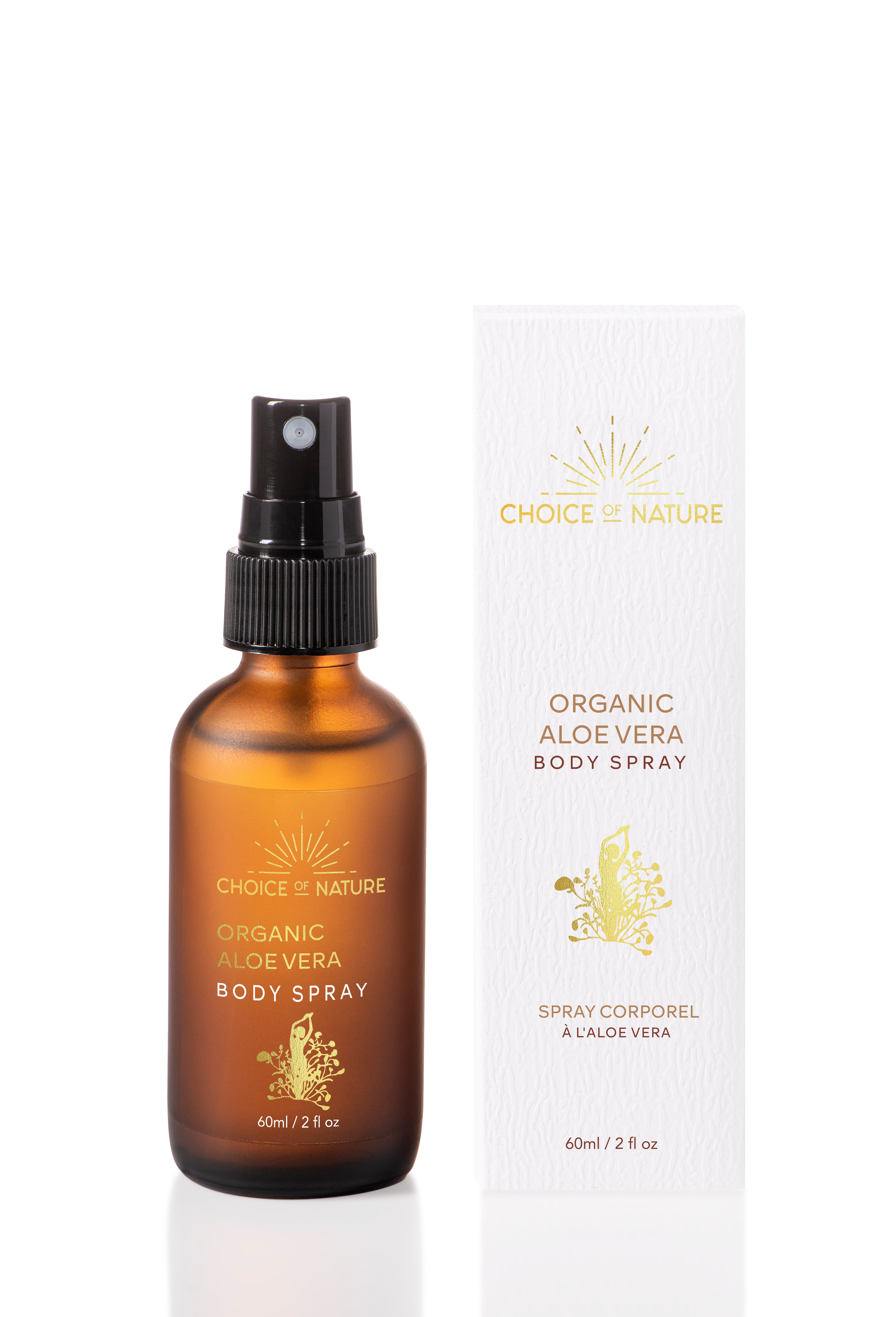 Organic Aloe Vera Body Spray 60ml